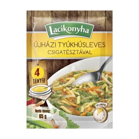 Lacikonyha újházi tyúkhúsleves csigat.4t.65g