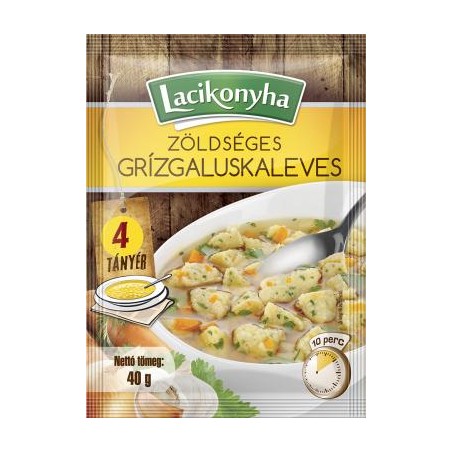 Lacikonyha zöldséges grízgaluskaleves 40 g