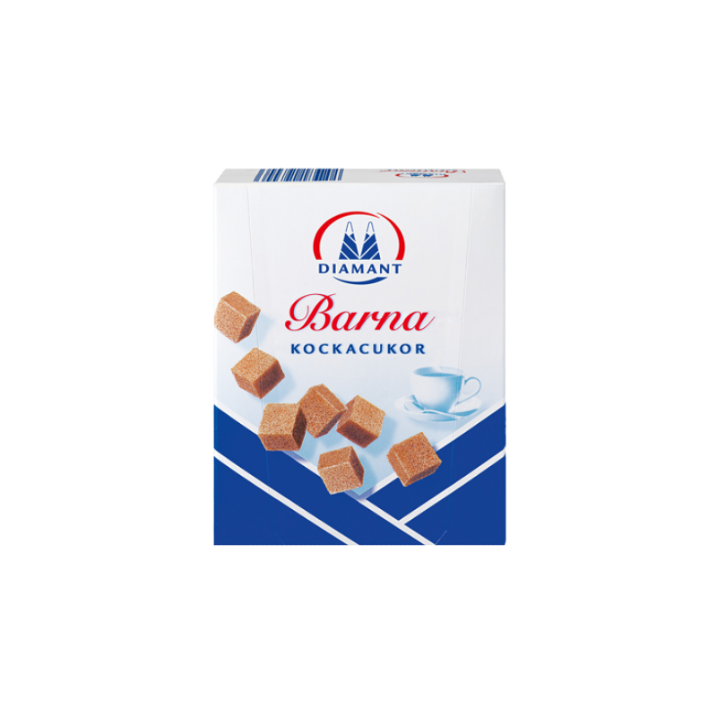 DIAMANT KOCKACUKOR BARNA 500 G