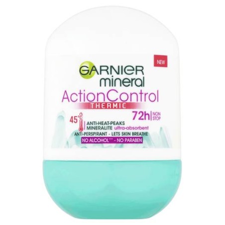 Garnier Mineral Action Control Thermic izzadásgátló golyós dezodor 72h, 50ml