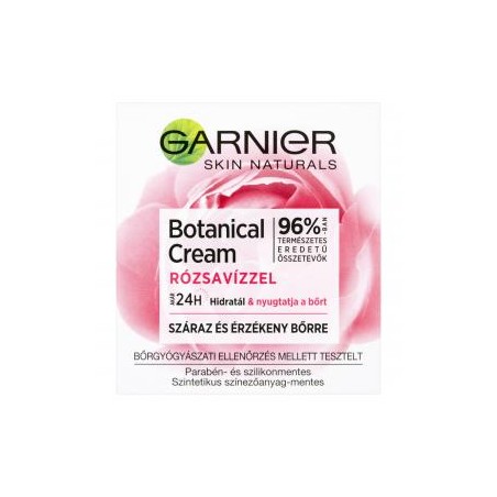 SKIN NATURALS Botanicals hidratáló arckrém rózsavízzel 50 ml