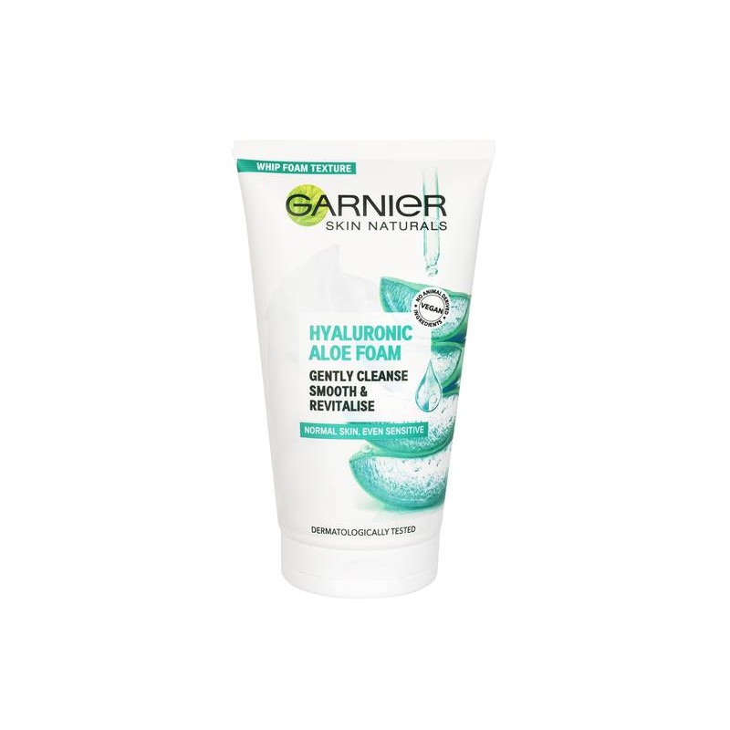 Garnier SKIN NATURALS Hyaluronic Aloe habzó arctisztító 150 ml