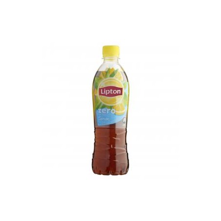 Lipton Ice Tea Zero, Black, citromízű energiamentes üdítőital édesítőszerekkel 0,5L PET